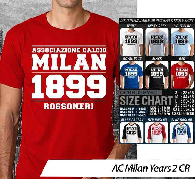 Kaos Bola Lega Calcio AC Milan
