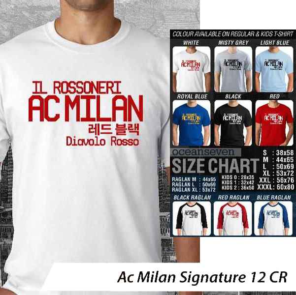 Kaos Bola Lega Calcio AC Milan